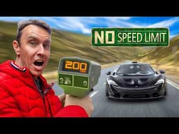 DRIVING MY MCLAREN P1 ON THE ROAD WITH NO SPEED LIMITS
