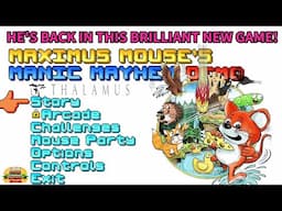 Maximus Mouse's Manic Mayhem Demo! C64 Thalamus Character Is Back!