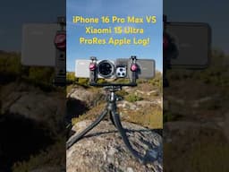 iPhone 16 Pro VS Xiaomi 15 Ultra Apple ProRes Log Video Test | Can You Guess?