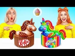 Rich vs Poor Cake Decorating Challenge | Expensive & Cheap Cooking Competition by Turbo Team