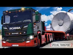 ETS2 XXL Special Transport - MEGA Silo Long Trailer [2930] EURO TRUCK SIMULATOR 2