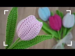 Crochet a Tulip – Beautiful & Easy Crochet for Beginners | Spring, Wedding, Birthday