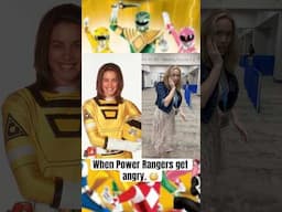 When Power Rangers get angry. 😳 #powerrangers #fight
