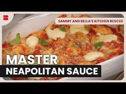 Garnishing with Buffalo Mozzarella | Sammy and Bella's Kitchen Rescue