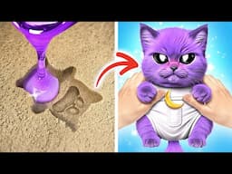 Wait! Don’t Go, Lonely Kitty! 😿 Incredible Cat Crafts and Fidget Fun!