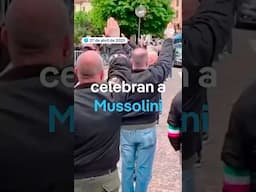 Neofascistas italianos celebran el 80 aniversario de la muerte de Mussolini