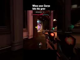 When Zarya hits the grav....