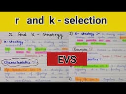 r and k selection | r and k strategy | r and k selection in environmental studies