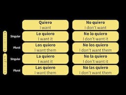 Spanish LO and LA (Spanish Direct Object Pronouns)