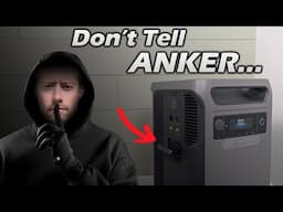 I didn't Know This Was Possible!! Backdoor Battery Access to the Anker SOLIX F3800!