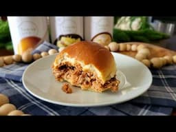 Pulled Pork Sliders | Sandwich Buns Mix in a Jar