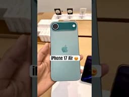 iPhone 17 AIR *WORLD’S FIRST THINNEST iPhone* 😍