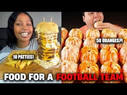 Mukbangers vs. Food Meant for a Football Team