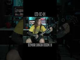 Checking out this ESP-exclusive Seymour Duncan humbucker - LTD EC-01FT
