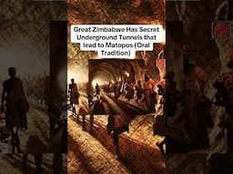 Great Zimbabwe had underground tunnels according to local tribe