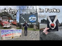 reading Twilight in Forks, WA 🐺🌙🧛 [book shopping in Port Angeles, reading vlog]