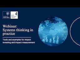 Webinar: Systems thinking in practice