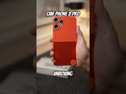 "Unboxing time! ✨ Let's see what's inside 📱 #CMFPhone2Pro #Nothing #Tech #TechReview
