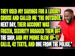 They Used My Savings for a Luxury Cruise and Called Me ‘The Outsider.’