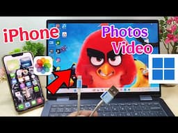 Transfer Photos & Video From IPhone To Windows | send file iphone to windows | send Pic iPhone to PC