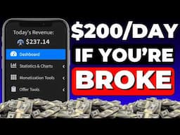 Do This If You're Broke [CPA Marketing FREE Traffic Method]
