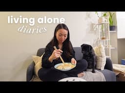 living alone diaries | opening up, being social & new hobbies