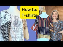 How I am upcycling fabric scraps into a T-shirt, Fabric Scrap challenge!
