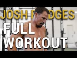 FULL WORKOUT with Josh Bridges Sharing His Thought Process as He Watches