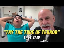 David & Goliath! Can David Conquer the Tube of Terror? League of Fire Bound?