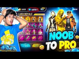 FREE FIRE ULTRA RICH LUCKIEST ID GOT 3 BUNDLES IN 100 DIAMONDS😍💎 NOOB TO ULTRA PRO -GARENA FREE FIRE