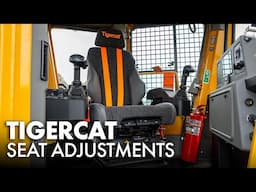 Tigercat Seat Adjustments