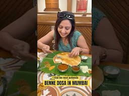 Never thought you can have authentic Devangere Benne Dosa in Mumbai 😳 #shorts