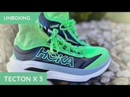 🚀 UNBOXING the Hoka Tecton X 3 Trail Running Shoes | First Look & Initial Thoughts!