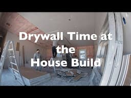 It Is TIme to Install Drywall at the New House Build!