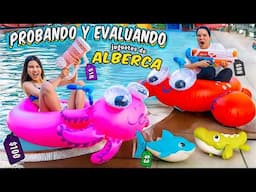 PROBAMOS LOS MEJORES JUGUETES DE ALBERCA | Ana Emilia