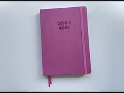Oops a Daisy dot grid notebook review (including pen test on the 160GSM paper) - B5 page size