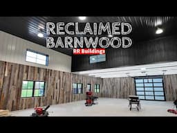 RRHQ Reclaimed Timber Wall: WE FINISHED