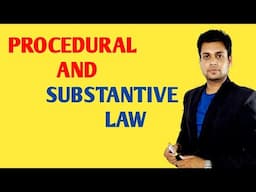 Procedural and Substantive Law || CPC classes by Bikky Sinha