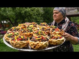 Stone Baked Lamb Bread | Ancient Cooking in Hot Stones