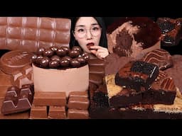 ASMR MUKBANG | 70만 기념🎉 역대급 초코파티!🍫초코케이크 브라우니 초콜릿 먹방 Chocolate Dessert Cake Brownie EATING SOUNDS