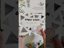 Open When Letters handmade gift | long distance relationship| paper crafts #shorts