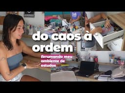 Como transformei meu ambiente de estudos para focar DE VERDADE