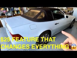 I MODERNIZED My $425 Rare Classic Mercedes For $25