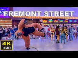 [4K HDR] Fremont Street Las Vegas Walking Tour | June 2025 | Downtown Las Vegas