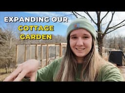 Prepping Our Cottage Garden for Spring Planting (Calico Cow Acres Homestead)