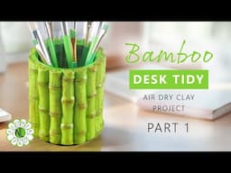 Transform An Empty Can Into A Bamboo Desk Tidy | Part 1