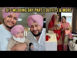 DI'S WEDDING DAY VLOG PART 1 OUTFITS & MORE