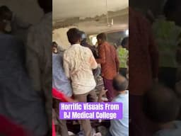 Air India Crash | Horrific Visuals From BJ Medical College #ahmedabad #airindia #modi