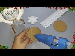 New Economical Christmas Decoration idea from plastic Bottle | DIY Budget Friendly craft idea🎄