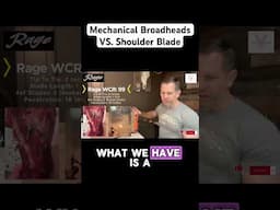 Mechanical Broadheads VS. Shoulder Blade #hunting